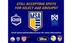 STILL ACCEPTING SPOTS